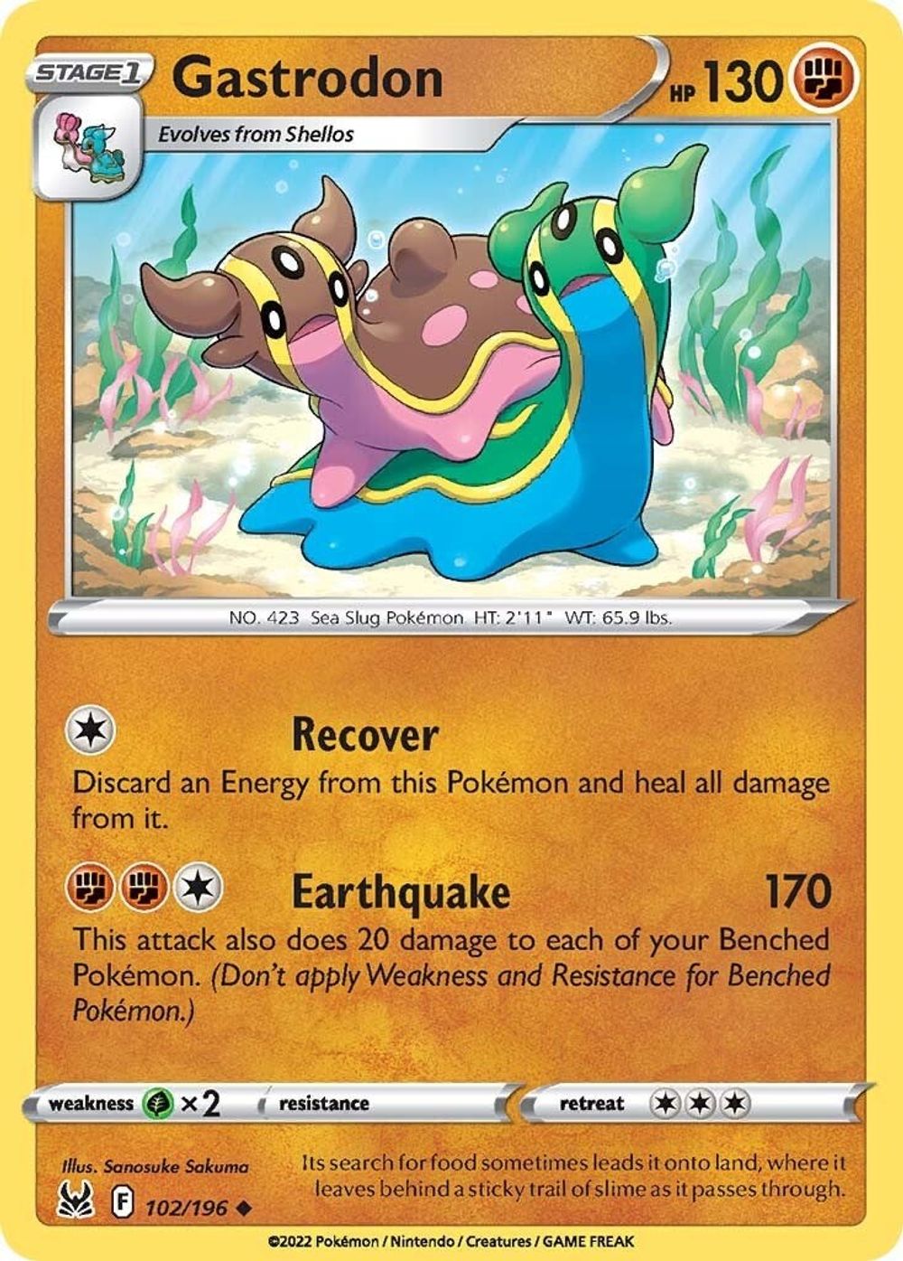 Gastrodon — SWSH11: Lost Origin