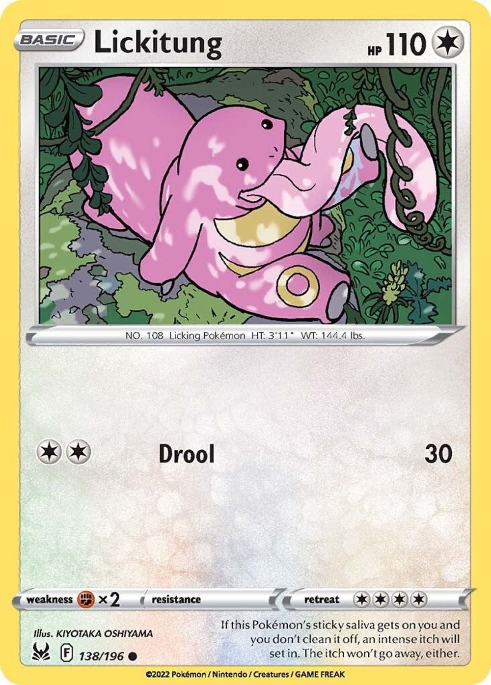 Lickitung — SWSH11: Lost Origin