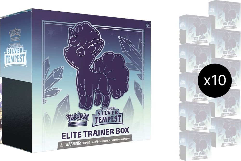 Silver Tempest Elite Trainer Box Case — SWSH12: Silver Tempest