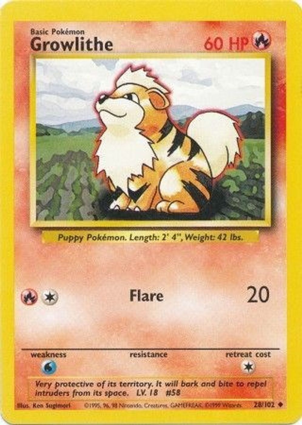 Growlithe — Base Set