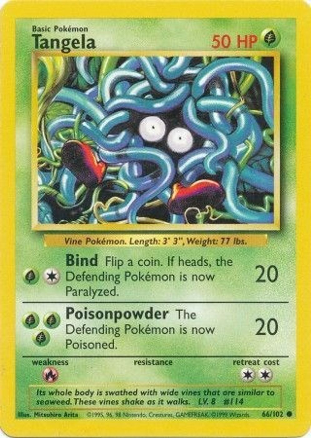 Tangela — Base Set