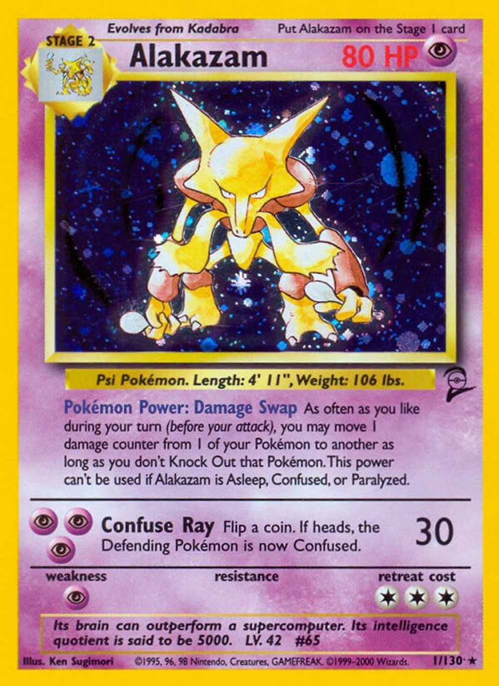Alakazam — Base Set 2