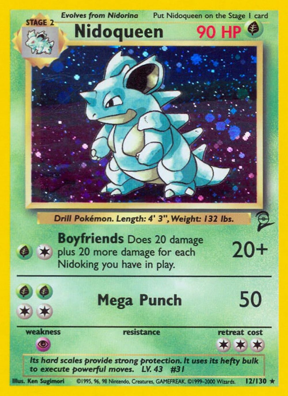 Nidoqueen — Base Set 2