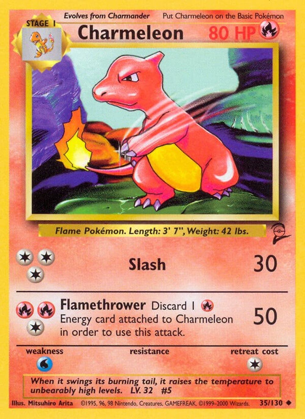 Charmeleon — Base Set 2