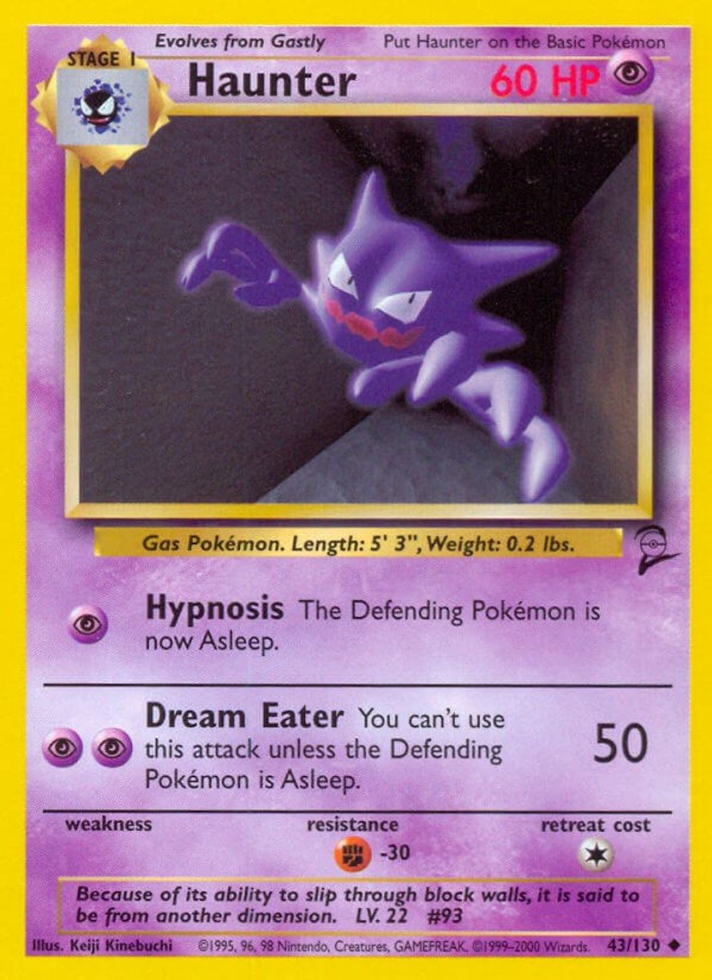 Haunter — Base Set 2