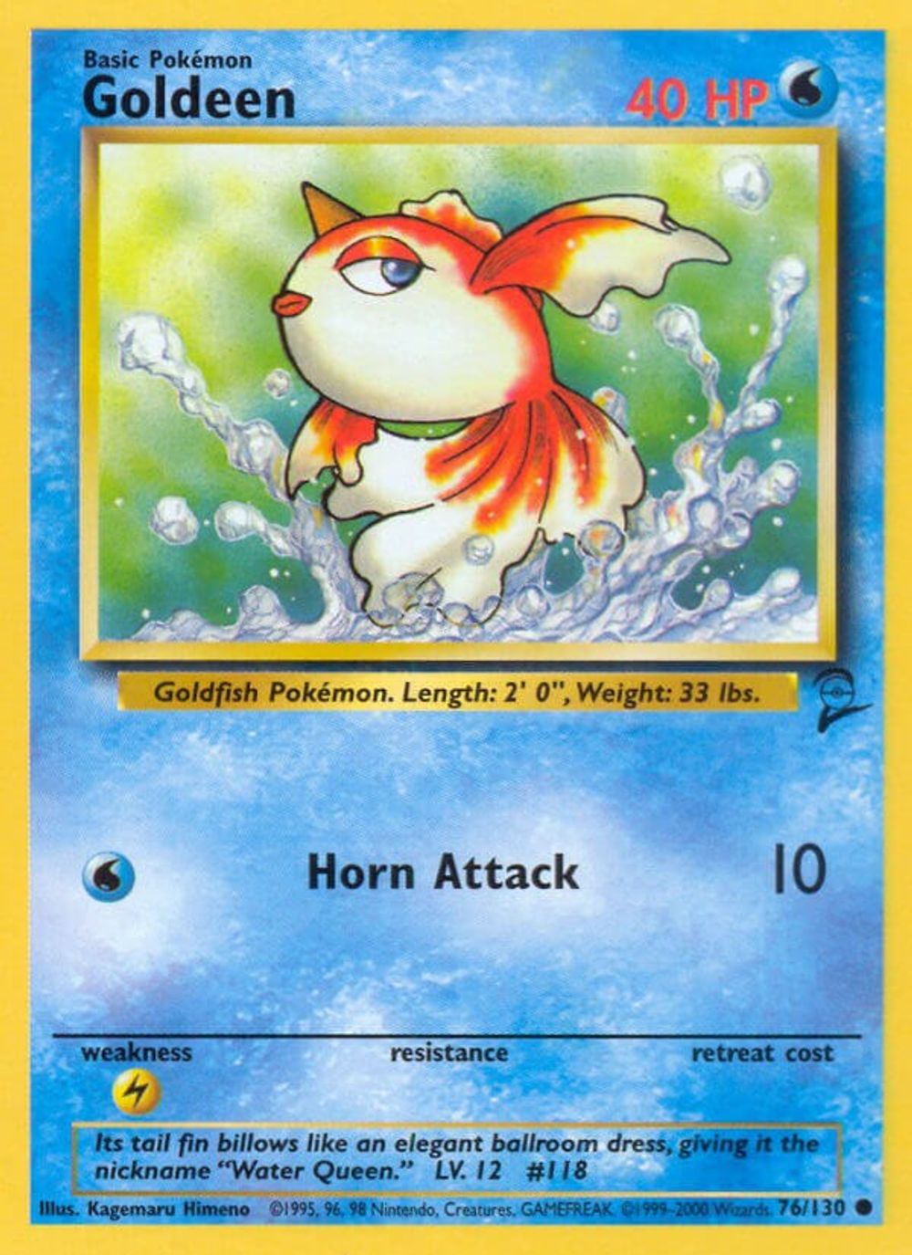 Goldeen — Base Set 2