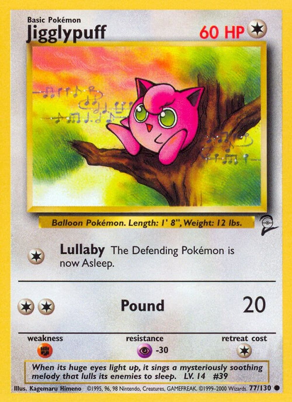 Jigglypuff — Base Set 2