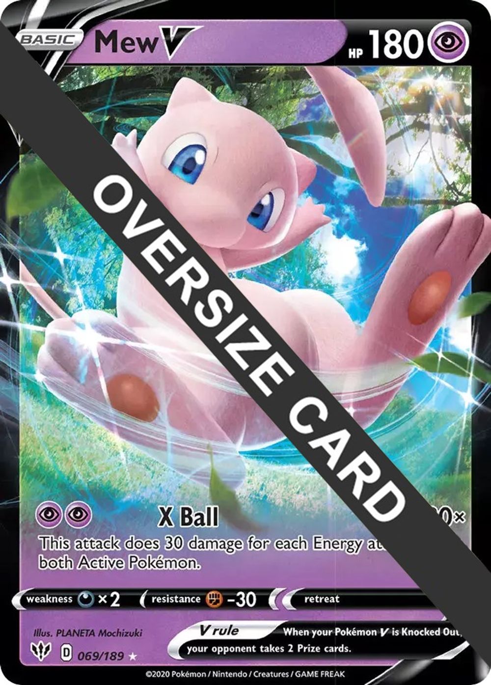 Mew V - 069/189 — Jumbo Cards