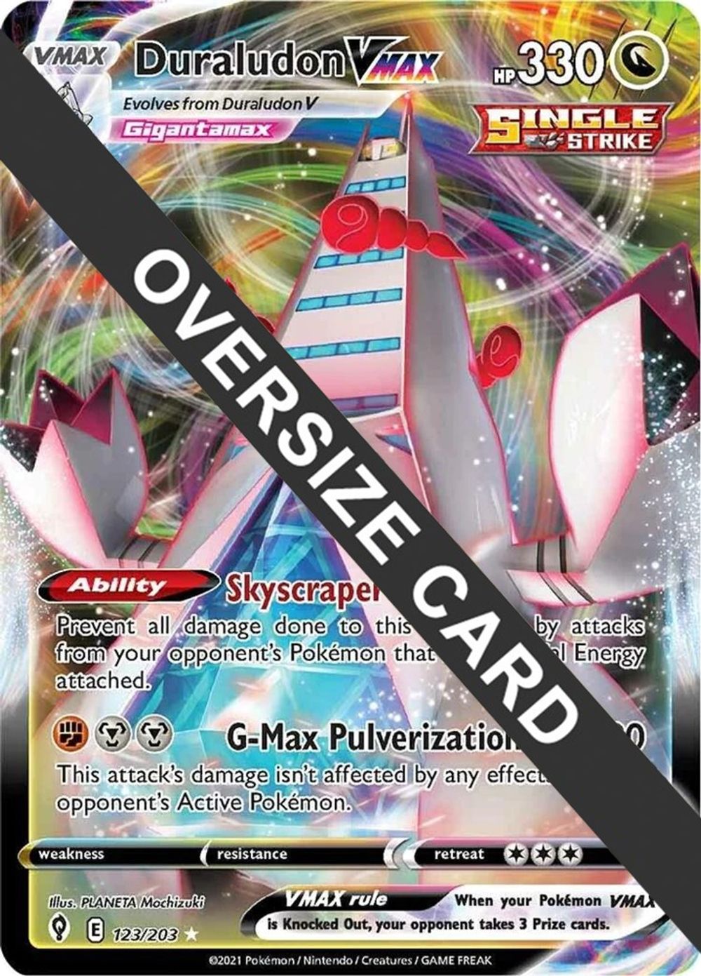 Duraludon VMAX - 123/203 — Jumbo Cards