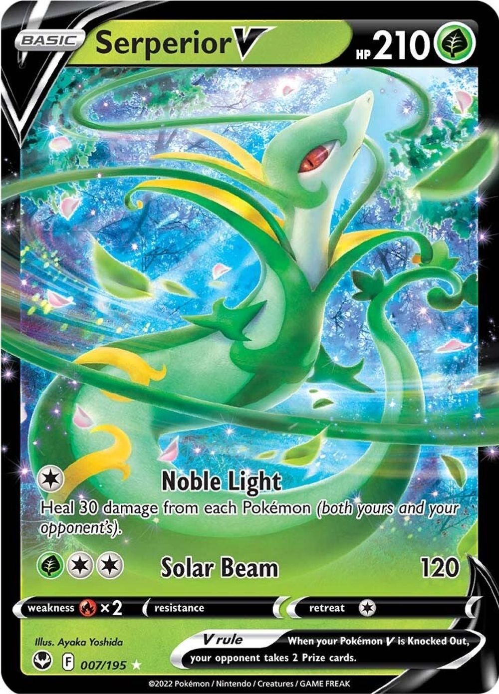 Serperior V — SWSH12: Silver Tempest