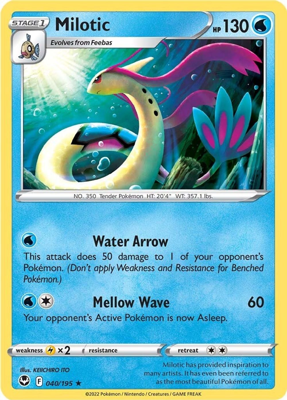 Milotic — SWSH12: Silver Tempest