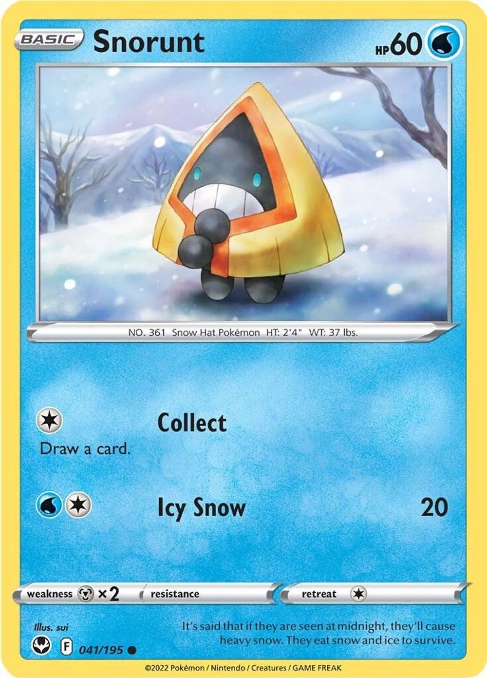 Snorunt — SWSH12: Silver Tempest
