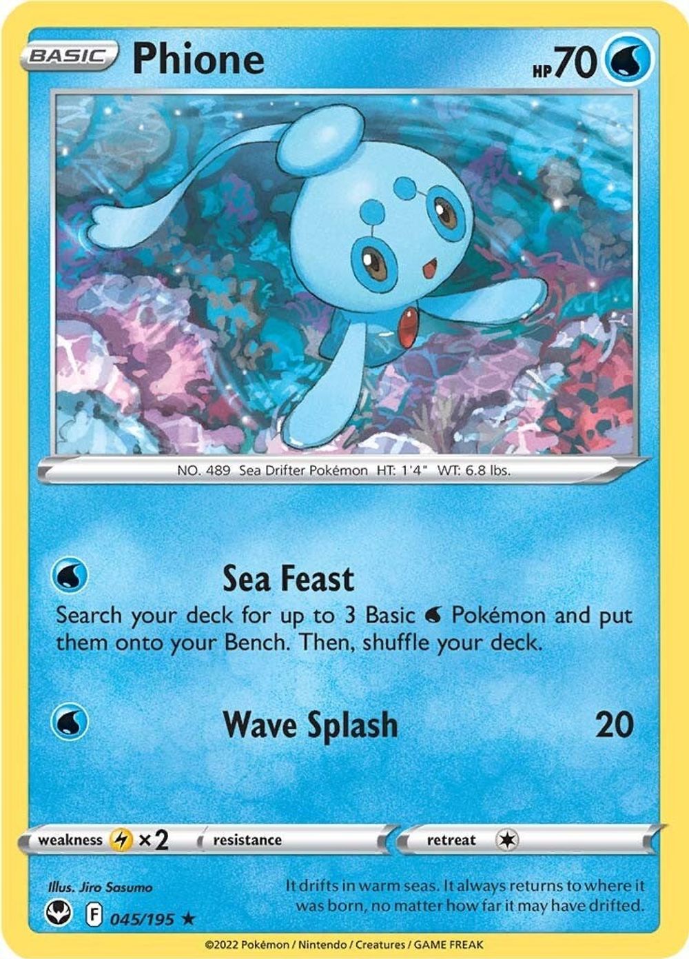 Phione — SWSH12: Silver Tempest