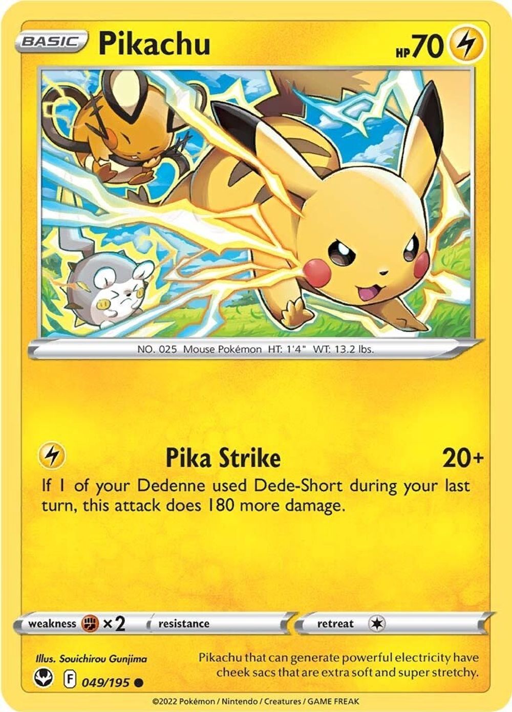 Pikachu — SWSH12: Silver Tempest