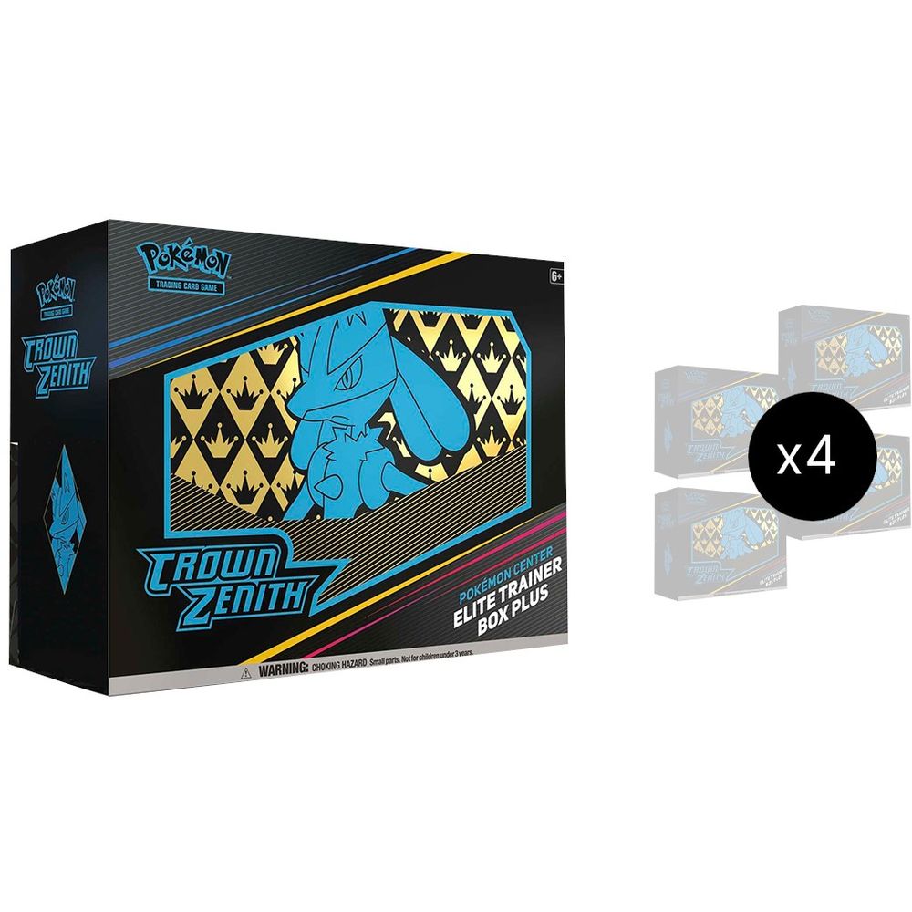 Crown Zenith Pokemon Center Elite Trainer Box Plus Case — SWSH: Crown Zenith
