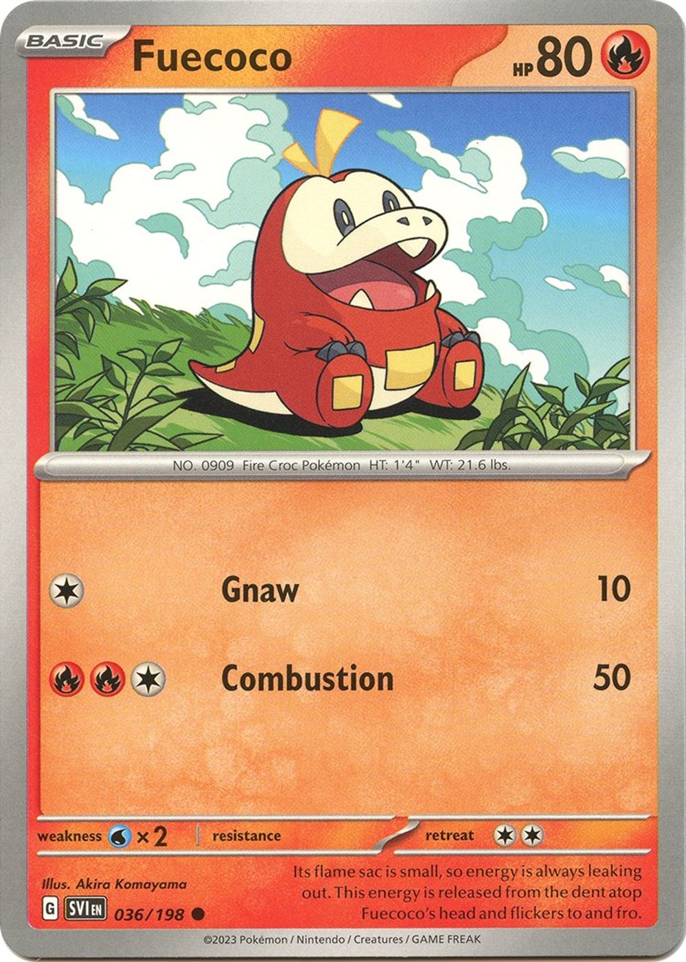 Fuecoco — SV01: Scarlet & Violet Base Set