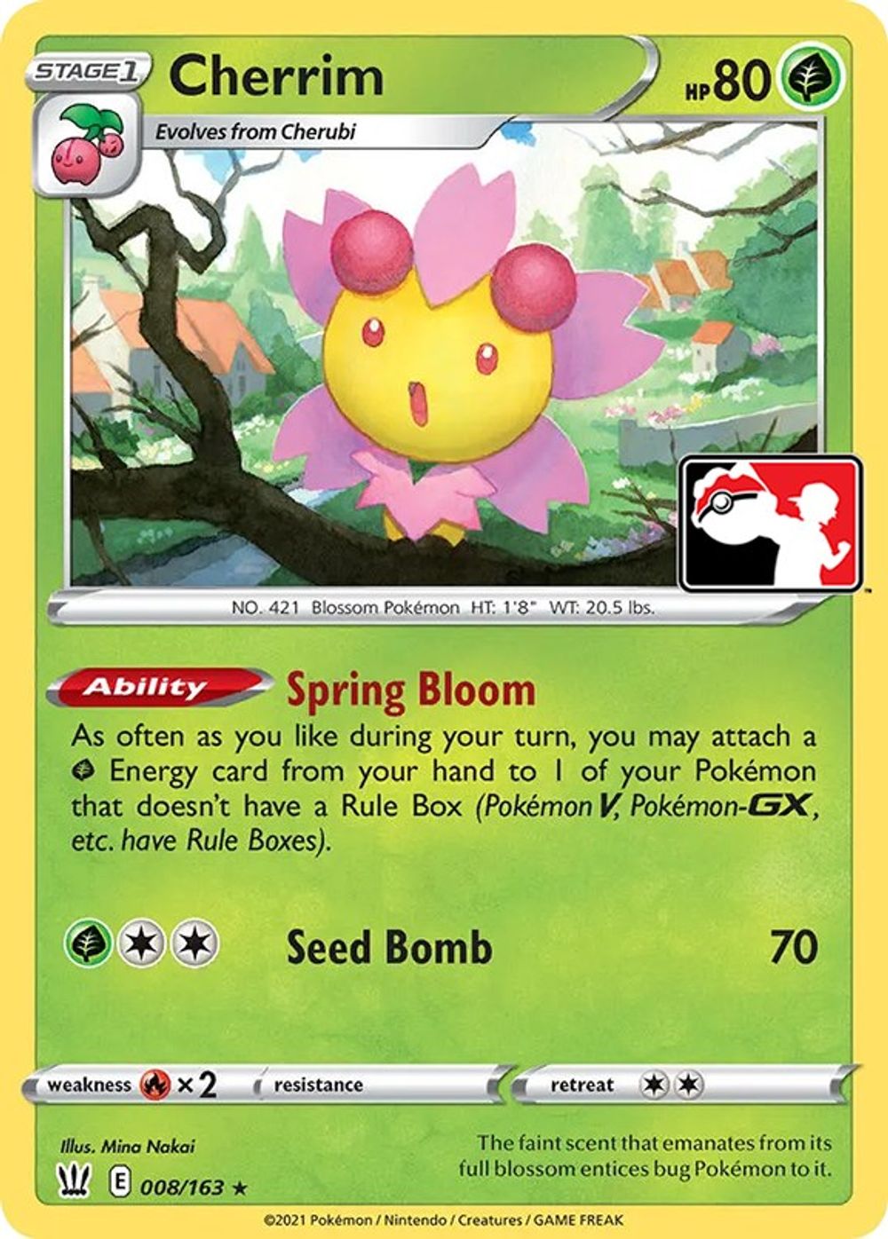 Cherrim — Prize Pack Series Cards