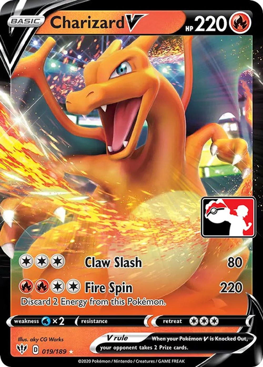 Charizard V (Prize Pack Series 1) — Prize Pack Series Cards