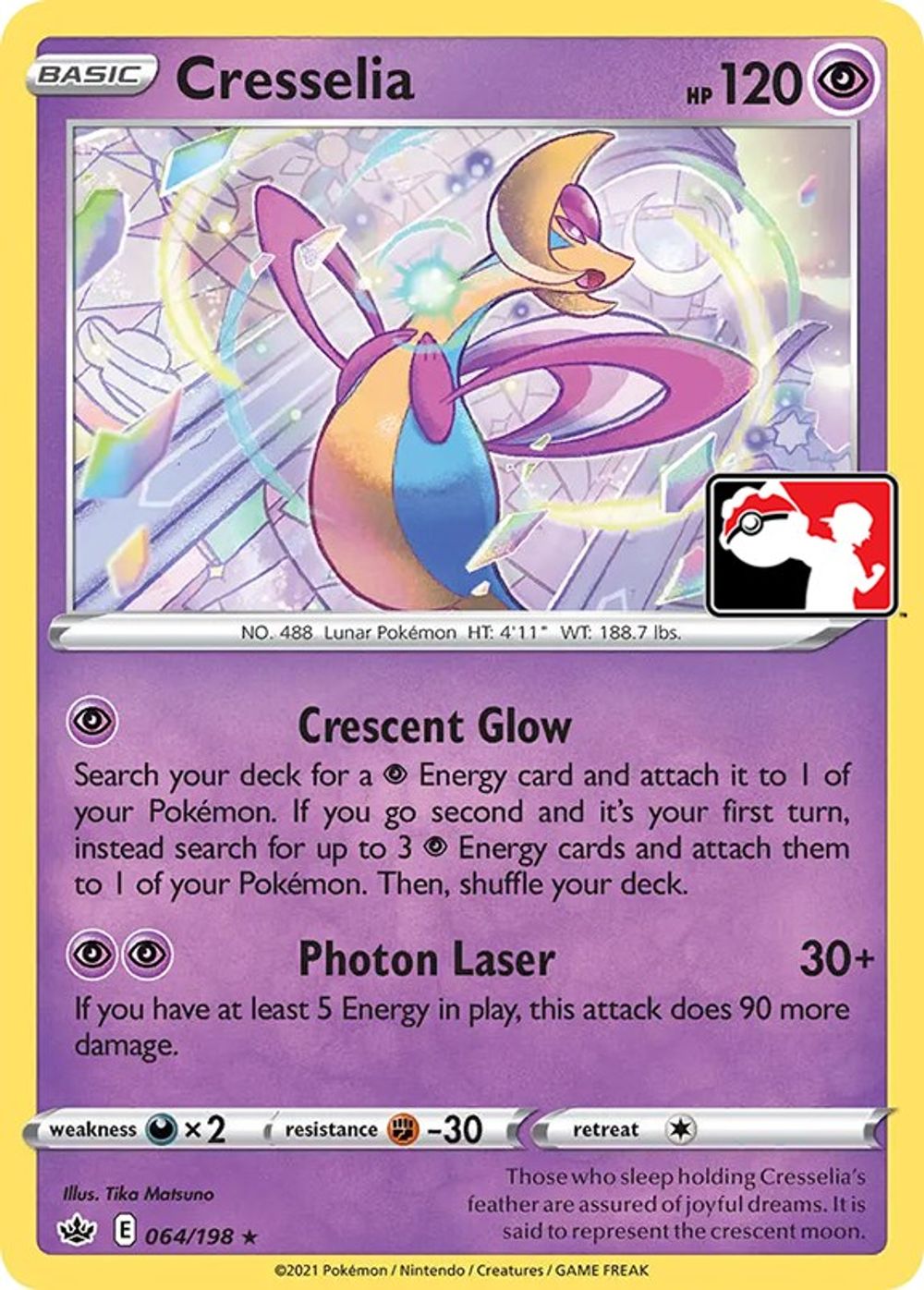 Cresselia — Prize Pack Series Cards
