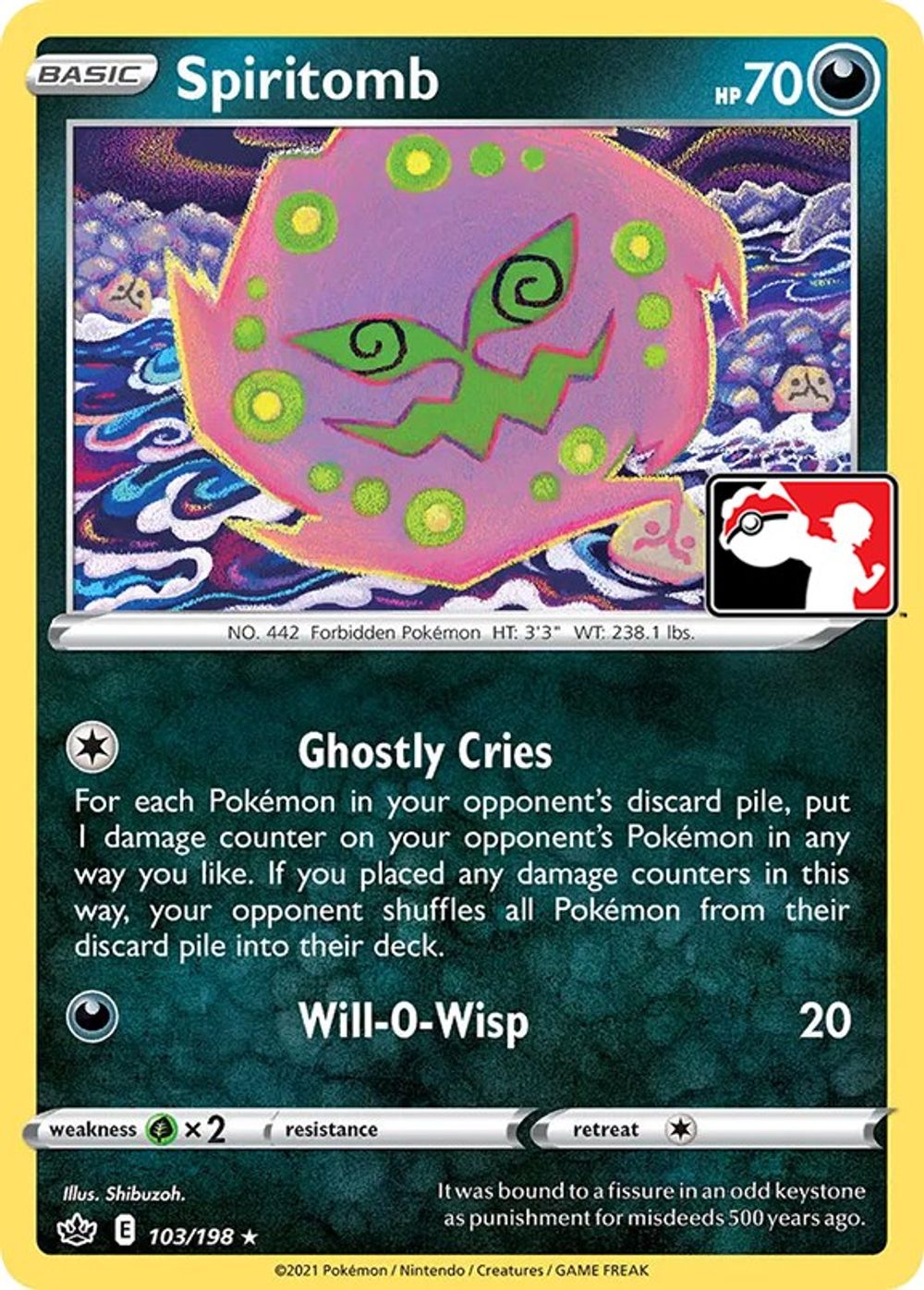 Spiritomb — Prize Pack Series Cards