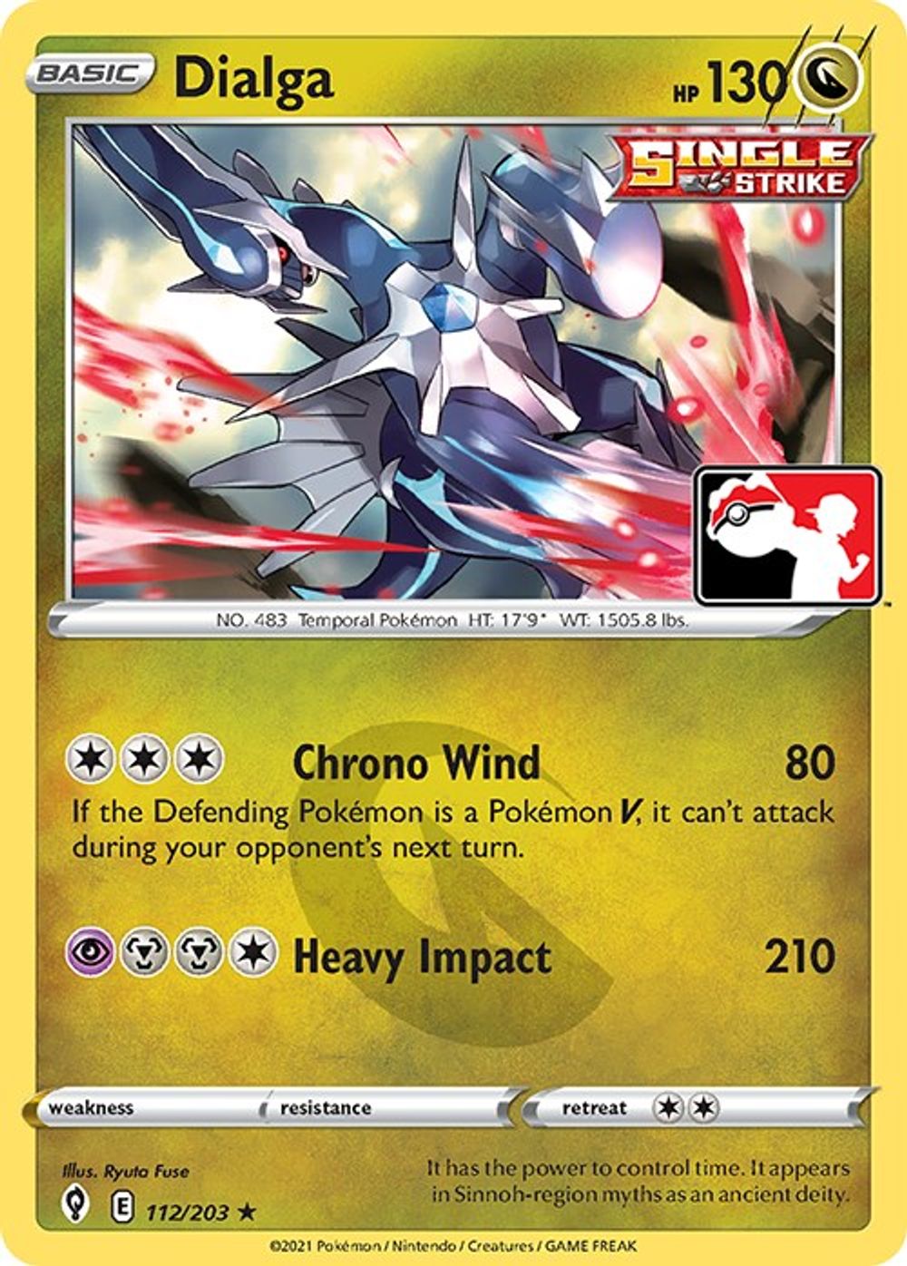 Dialga — Prize Pack Series Cards