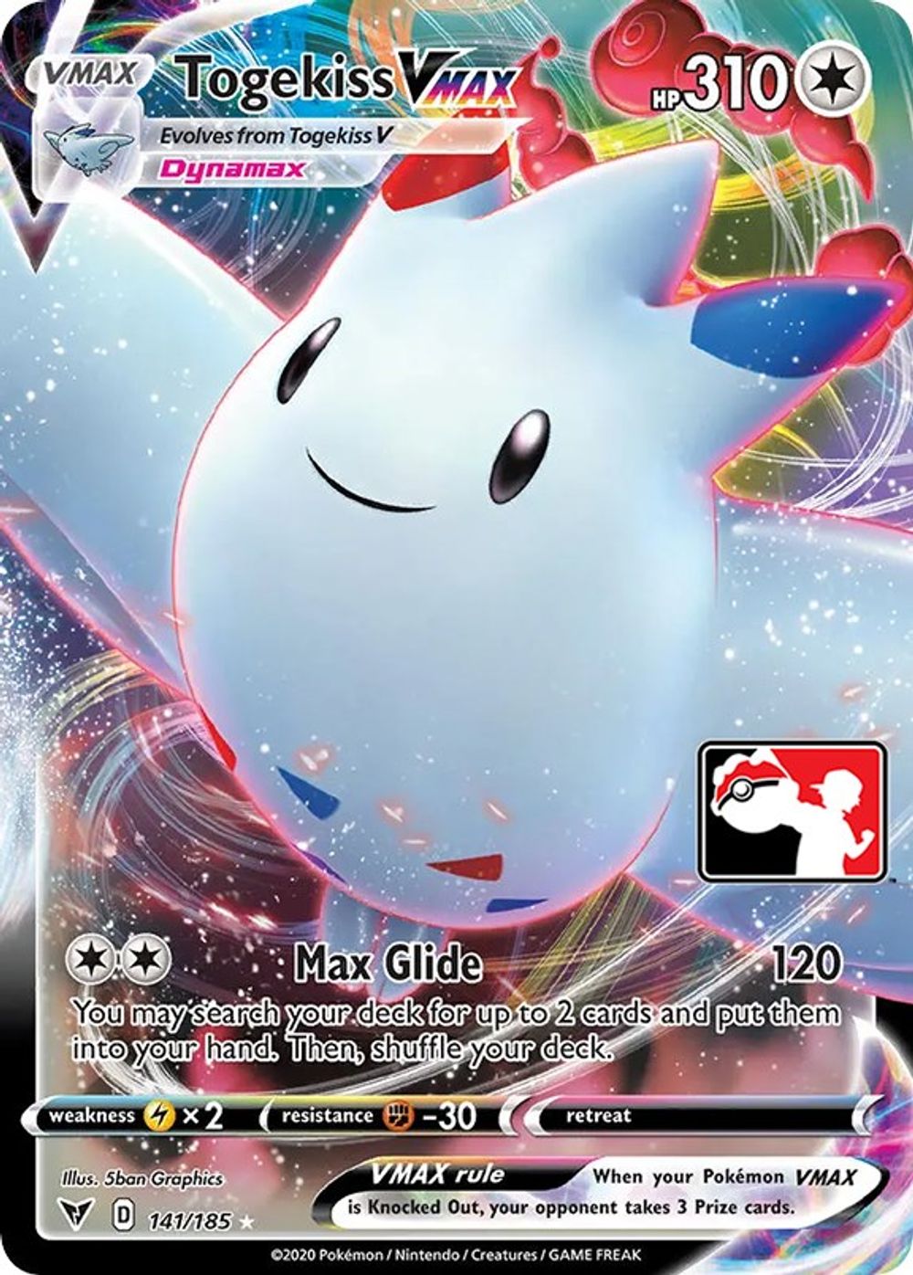 Togekiss VMAX — Prize Pack Series Cards
