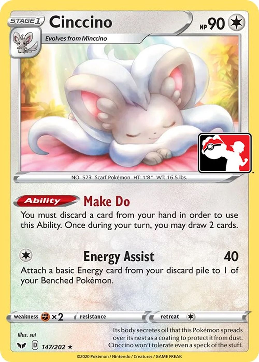 Cinccino — Prize Pack Series Cards