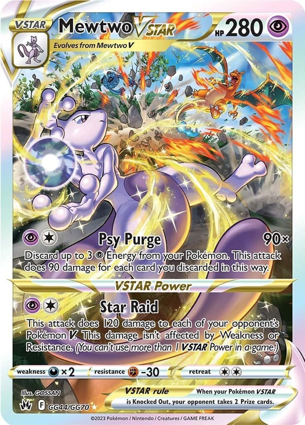 Mewtwo VSTAR — SWSH: Crown Zenith: Galarian Gallery