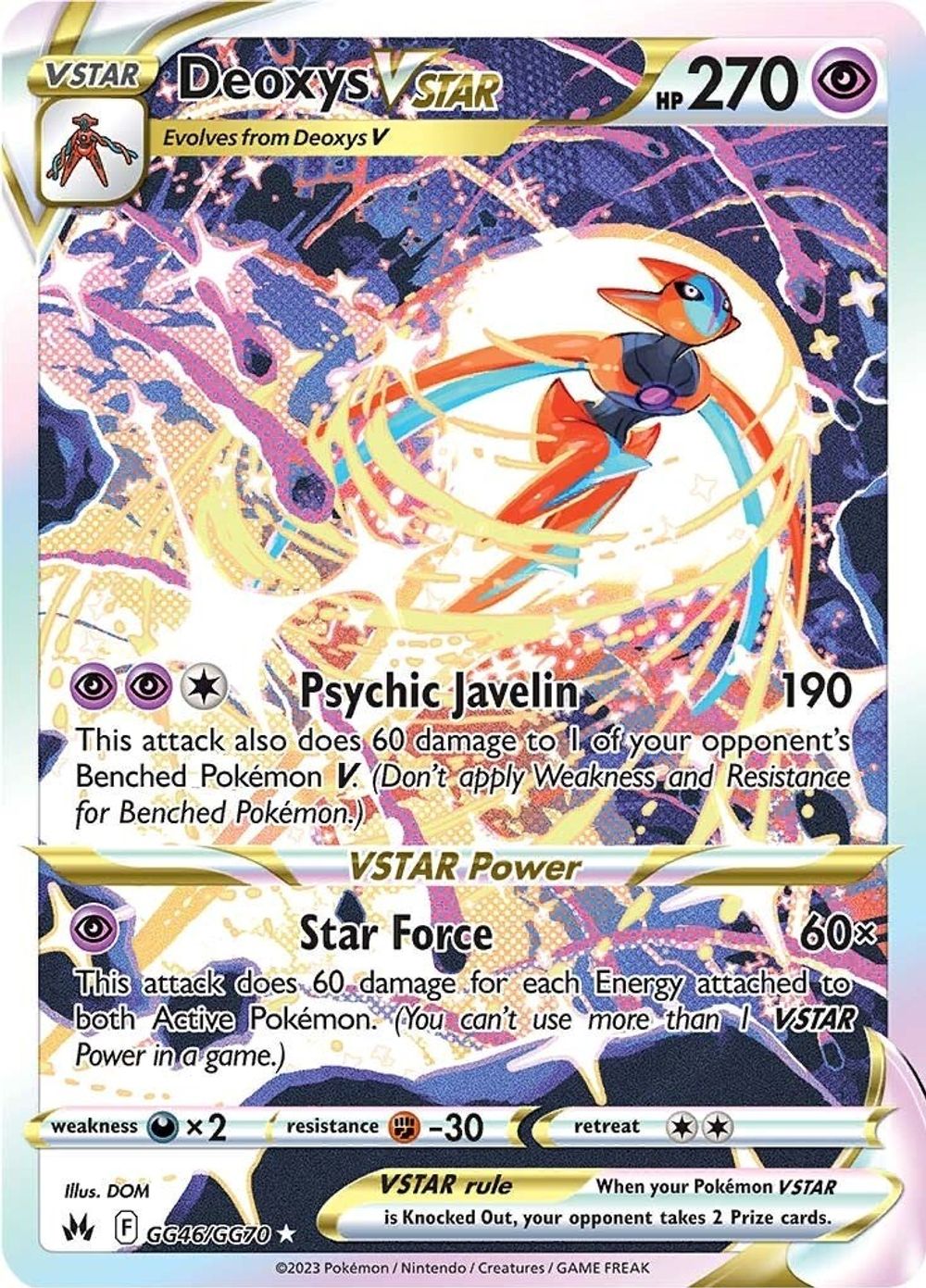 Deoxys VSTAR — SWSH: Crown Zenith: Galarian Gallery