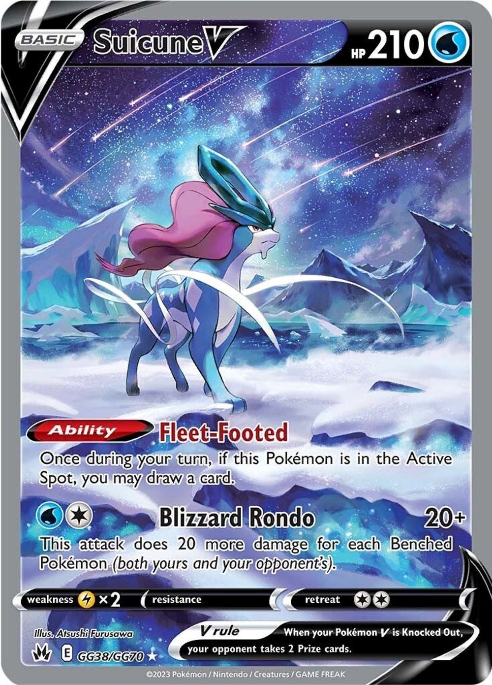 Suicune V — SWSH: Crown Zenith: Galarian Gallery
