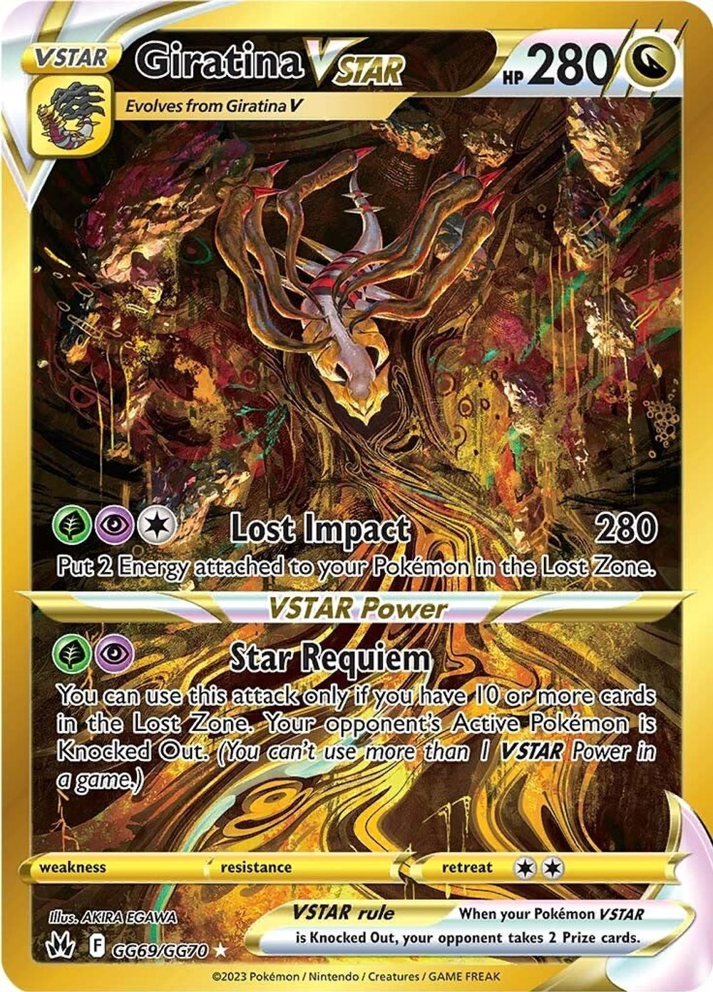 Giratina VSTAR (Secret) — SWSH: Crown Zenith: Galarian Gallery