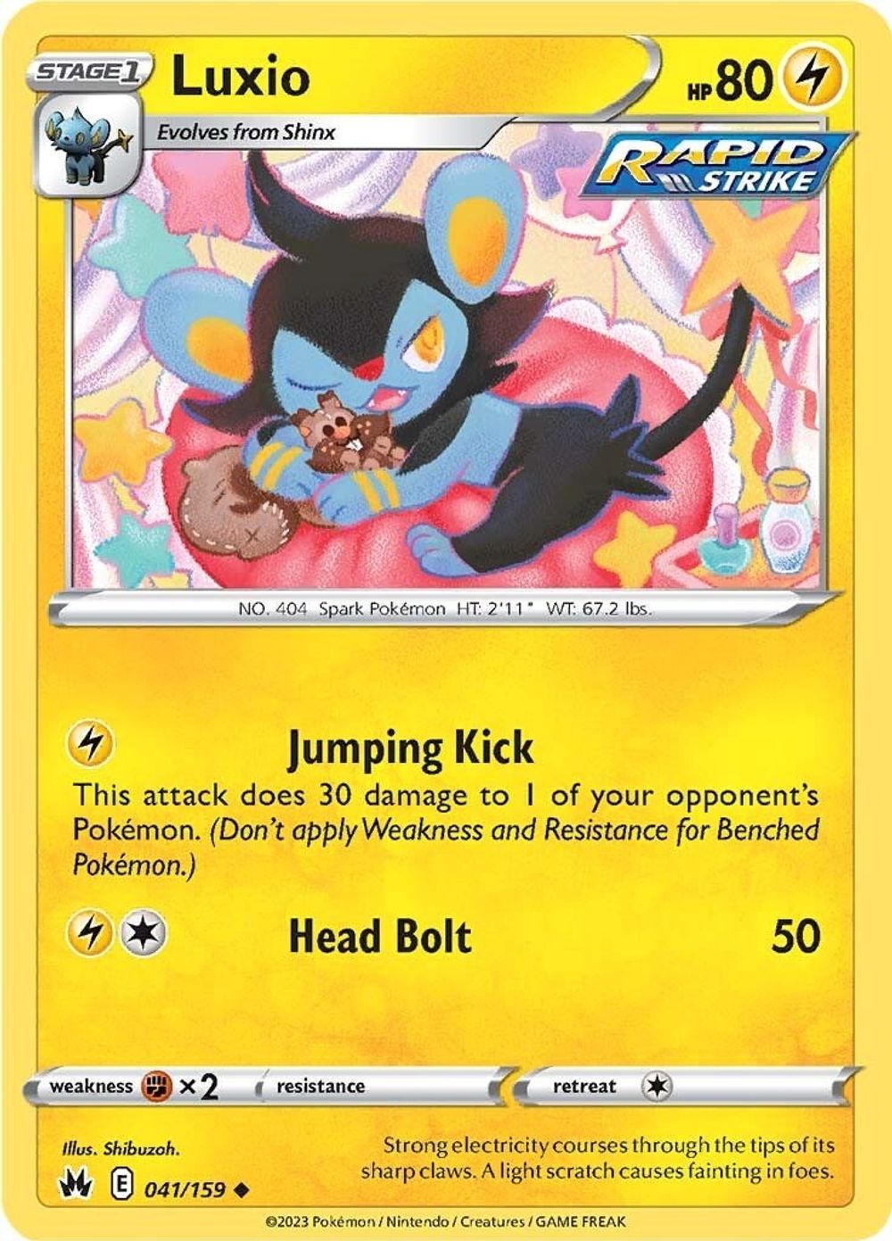 Luxio (41) — SWSH: Crown Zenith