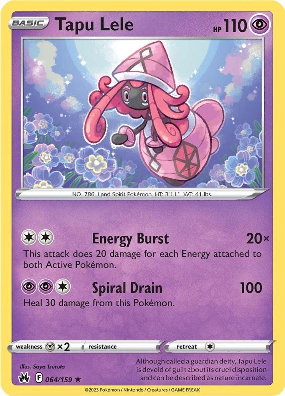 Tapu Lele — SWSH: Crown Zenith