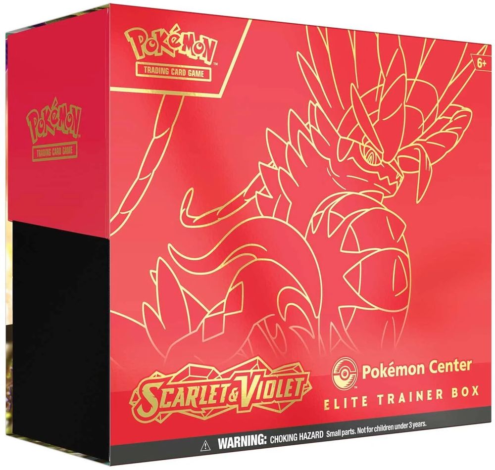 Scarlet & Violet Pokemon Center Elite Trainer Box (Exclusive) [Koraidon] — SV01: Scarlet & Violet Base Set