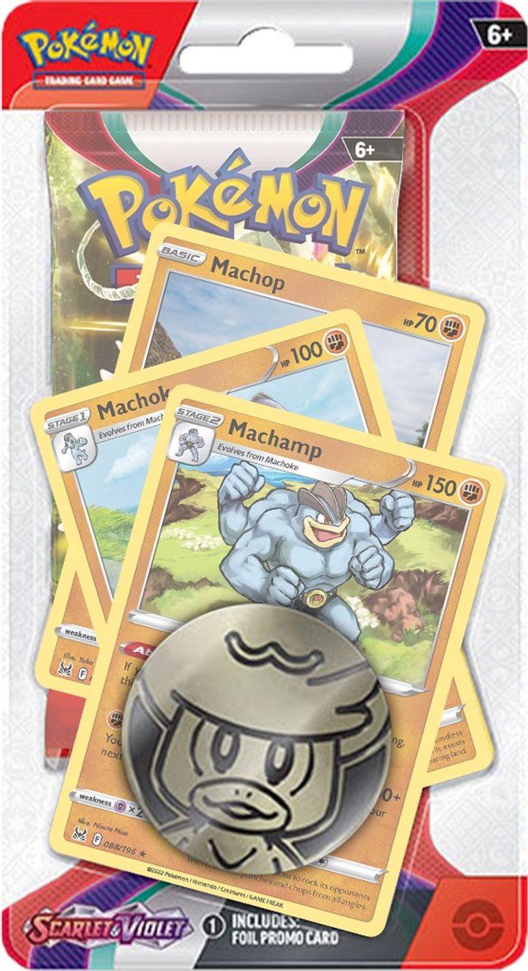 Scarlet & Violet Premium Checklane Blister [Machamp] — SV01: Scarlet & Violet Base Set