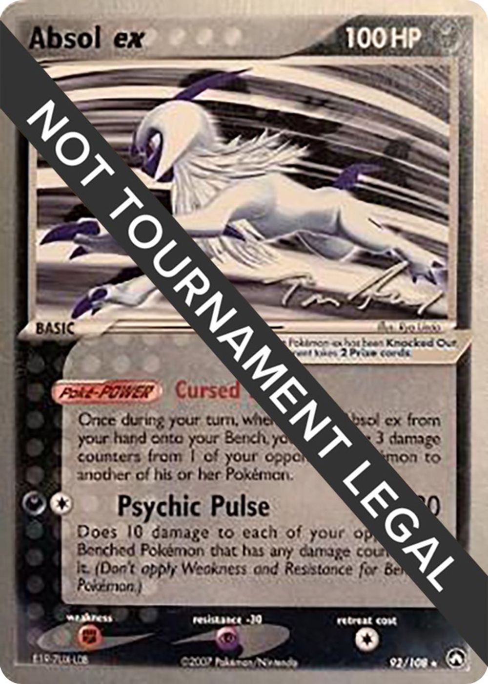 Absol ex - 2007 (Tom Roos) — World Championship Decks