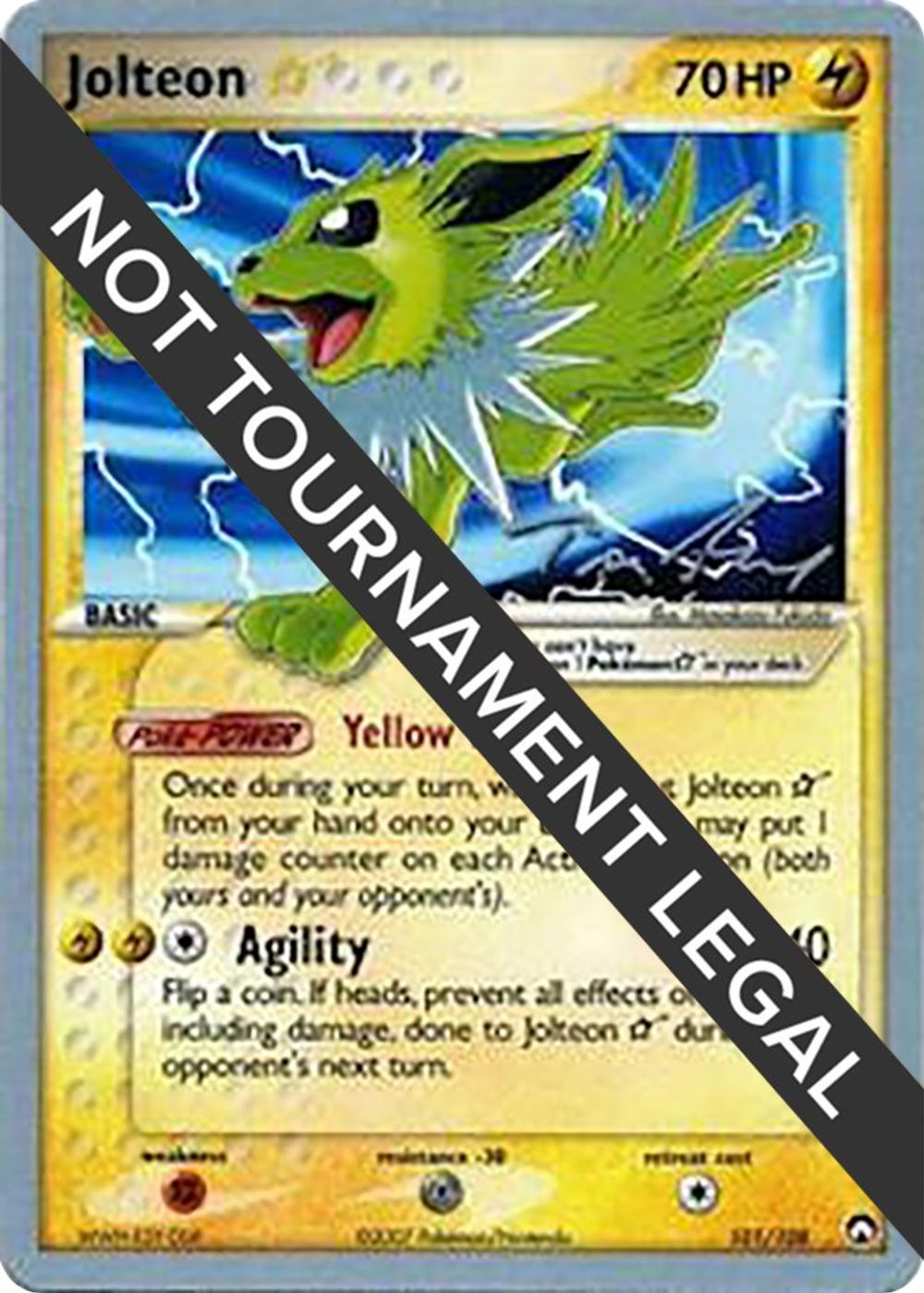 Jolteon Star - 2007 (Tom Roos) — World Championship Decks