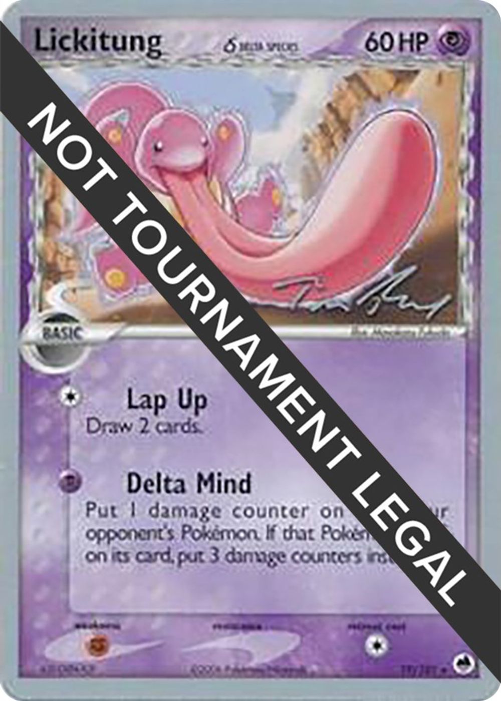 Lickitung (Delta Species) - 2007 (Tom Roos) — World Championship Decks