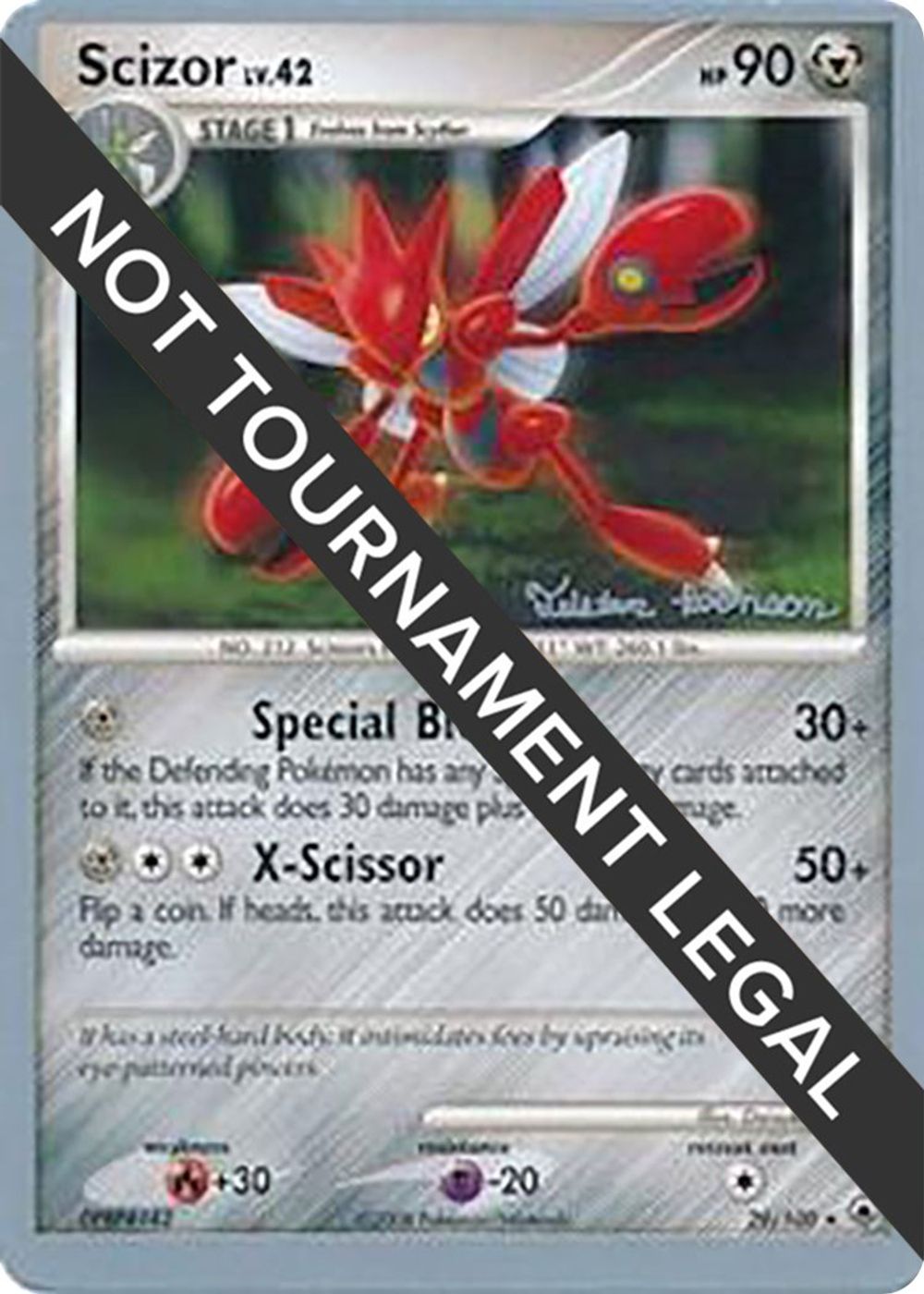Scizor - 2008 (Tristan Robinson) — World Championship Decks
