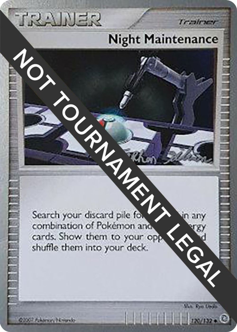 Night Maintenance - 2009 (Stephen Silvestro) — World Championship Decks