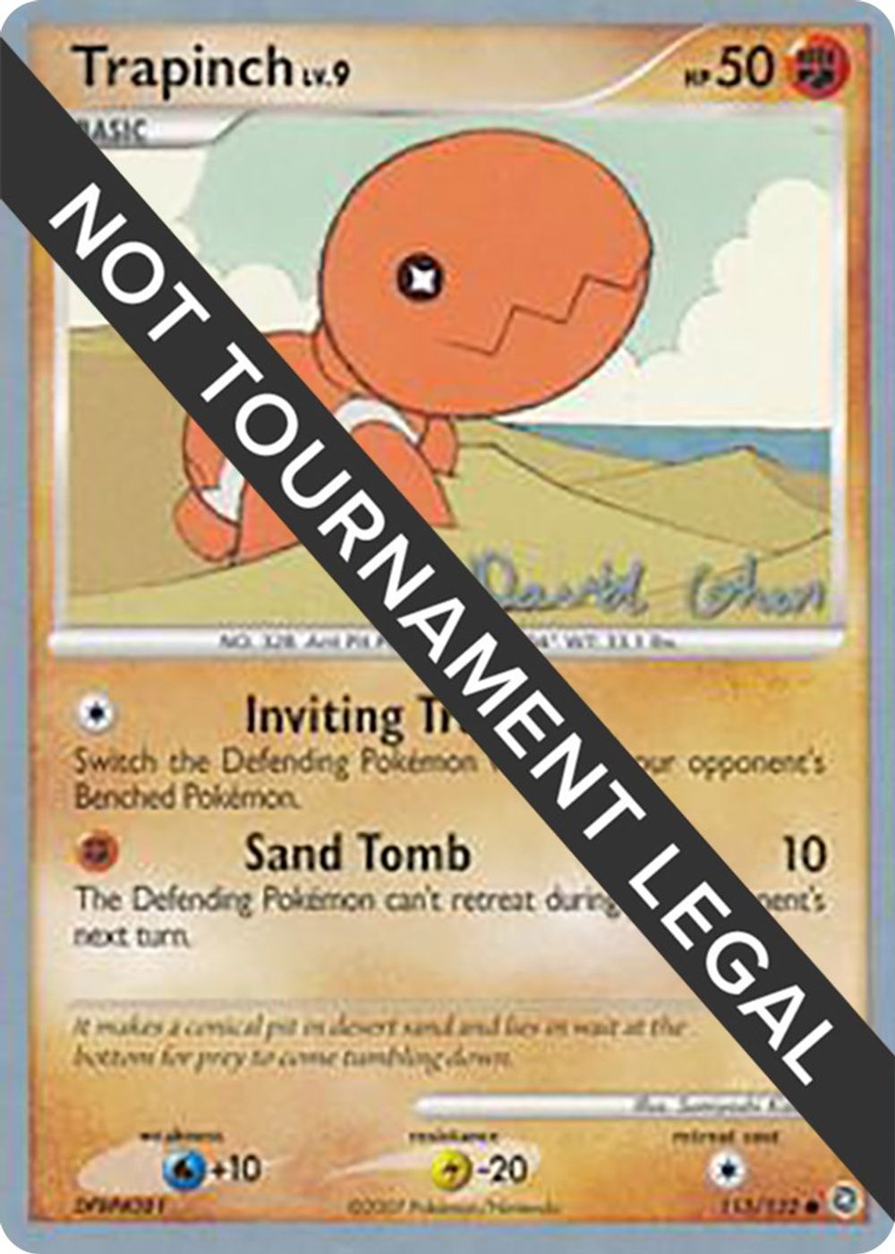 Trapinch - 2009 (David Cohen) — World Championship Decks