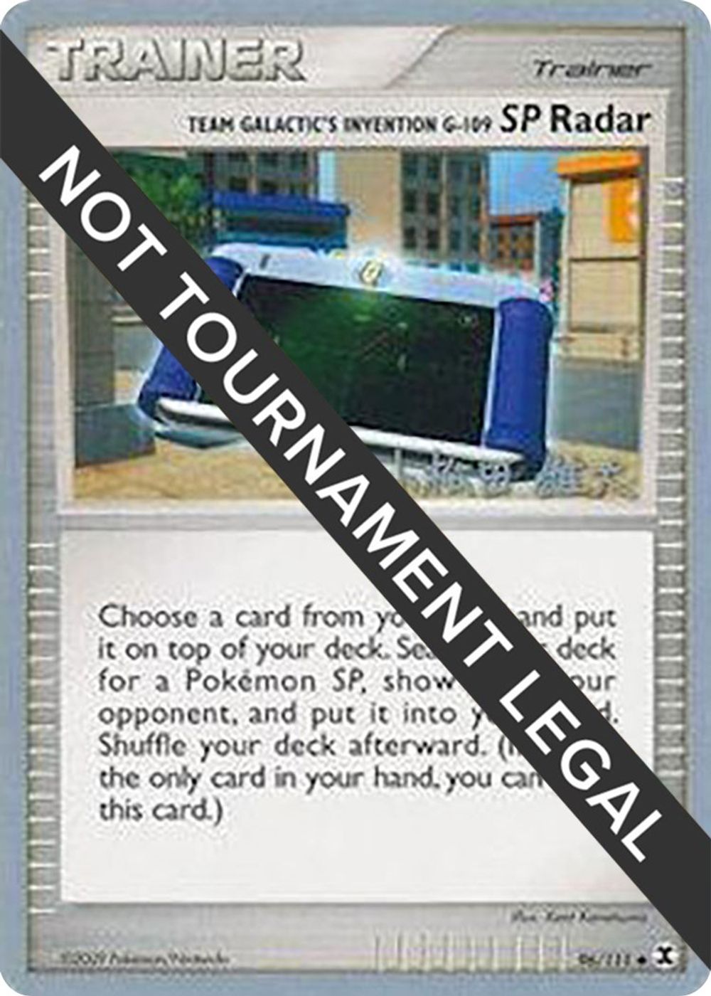 Team Galactic's Invention G-109 SP Radar - 2010 (Yuta Komatsuda) — World Championship Decks