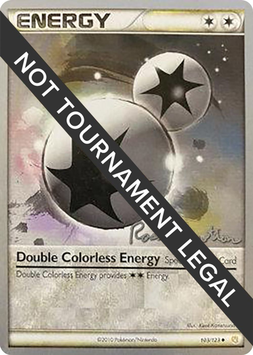 Double Colorless Energy - 2011 (Ross Cawthon) — World Championship Decks