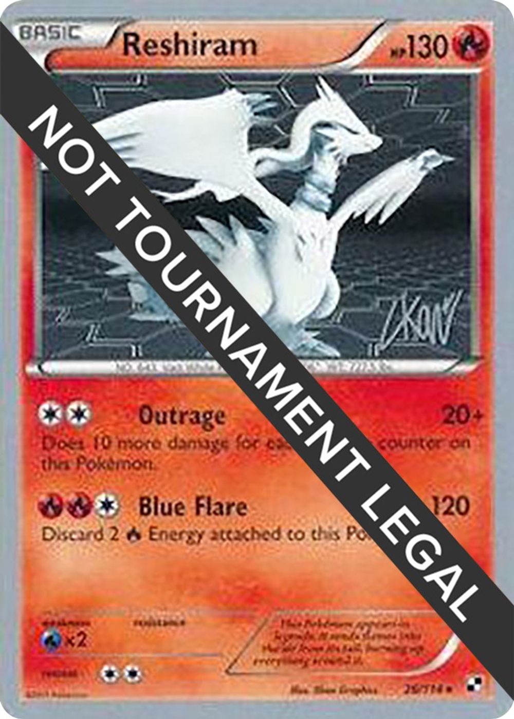 Reshiram - 2011 (Christopher Kan) — World Championship Decks