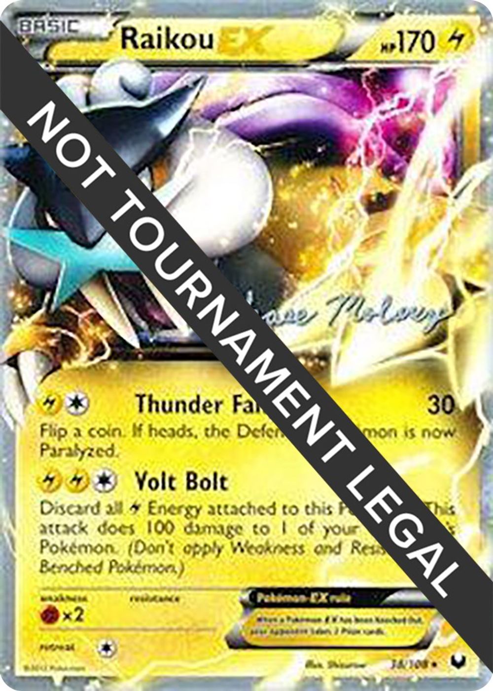 Raikou EX - 2012 (Chase Moloney) — World Championship Decks