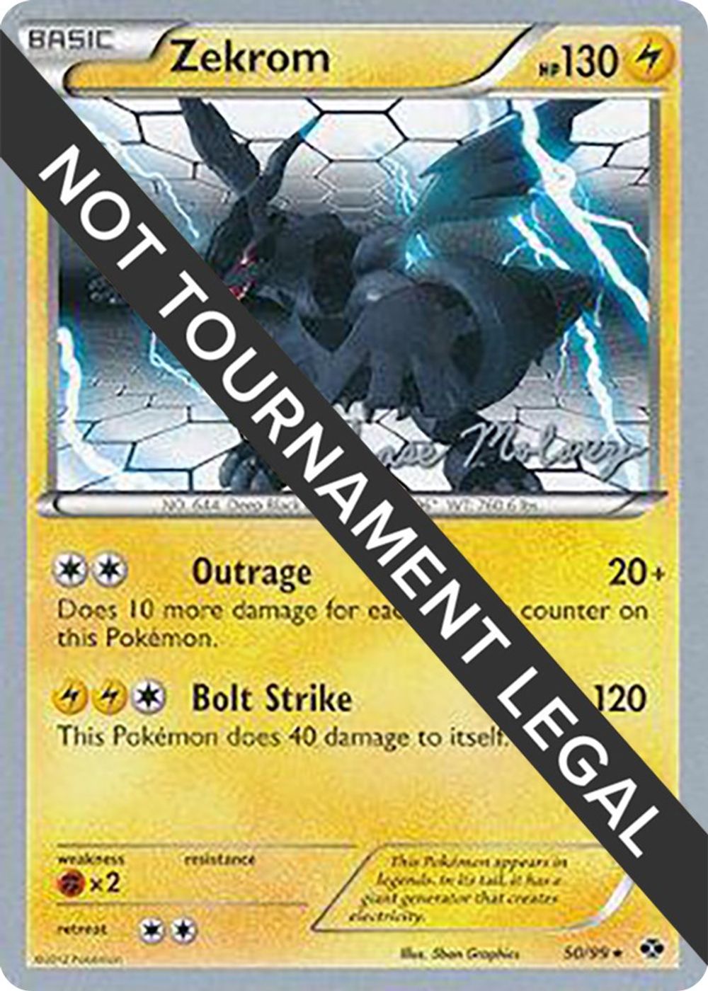 Zekrom - 2012 (Chase Moloney) — World Championship Decks