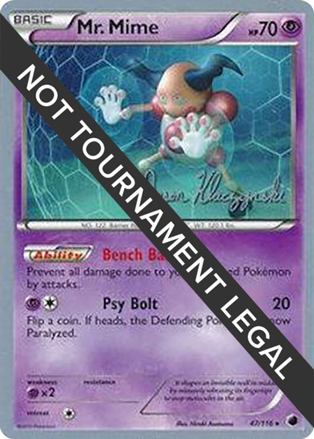 Mr. Mime - 2013 (Jason Klaczynski) — World Championship Decks