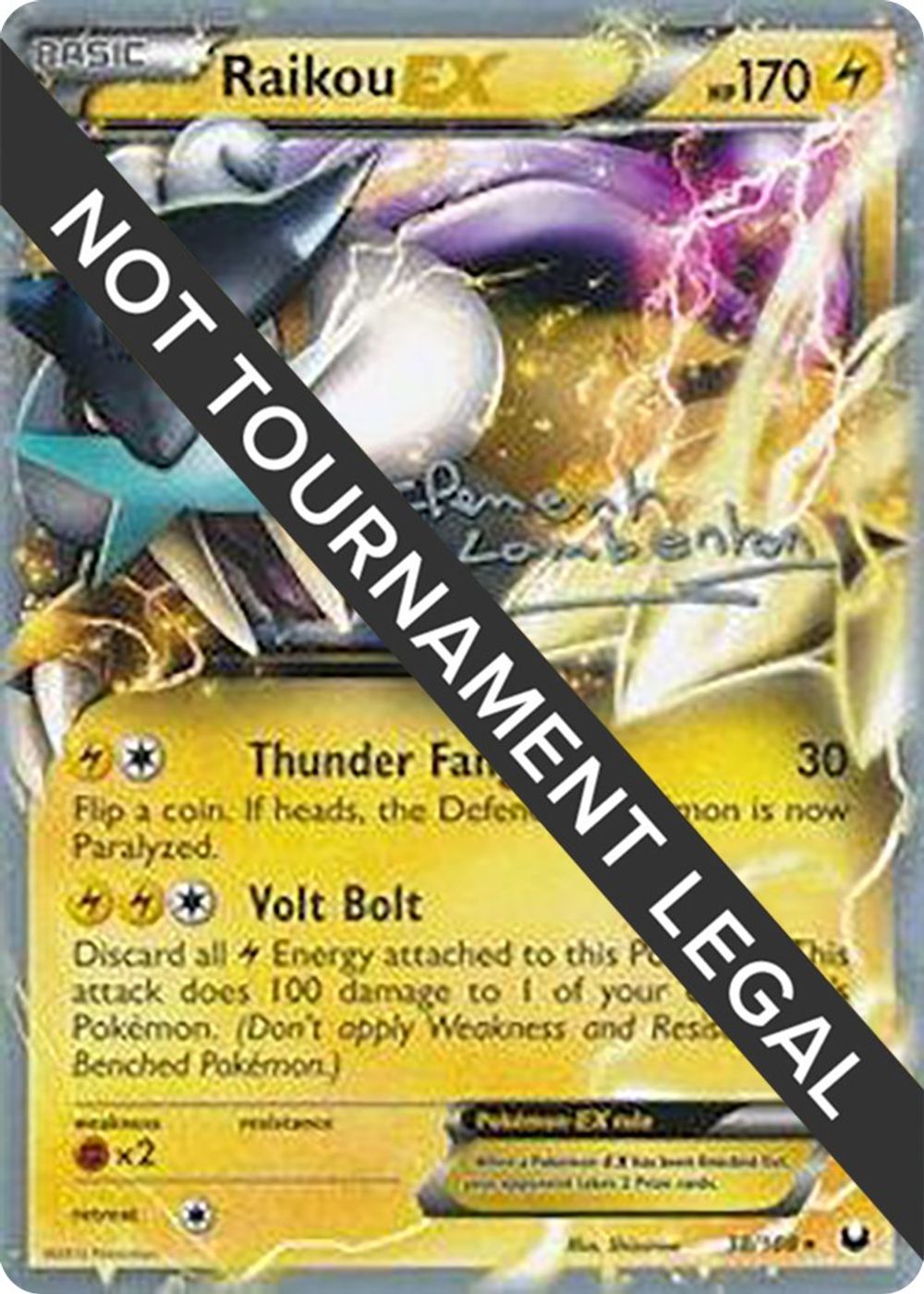Raikou EX - 2013 (Clement Lamberton) — World Championship Decks