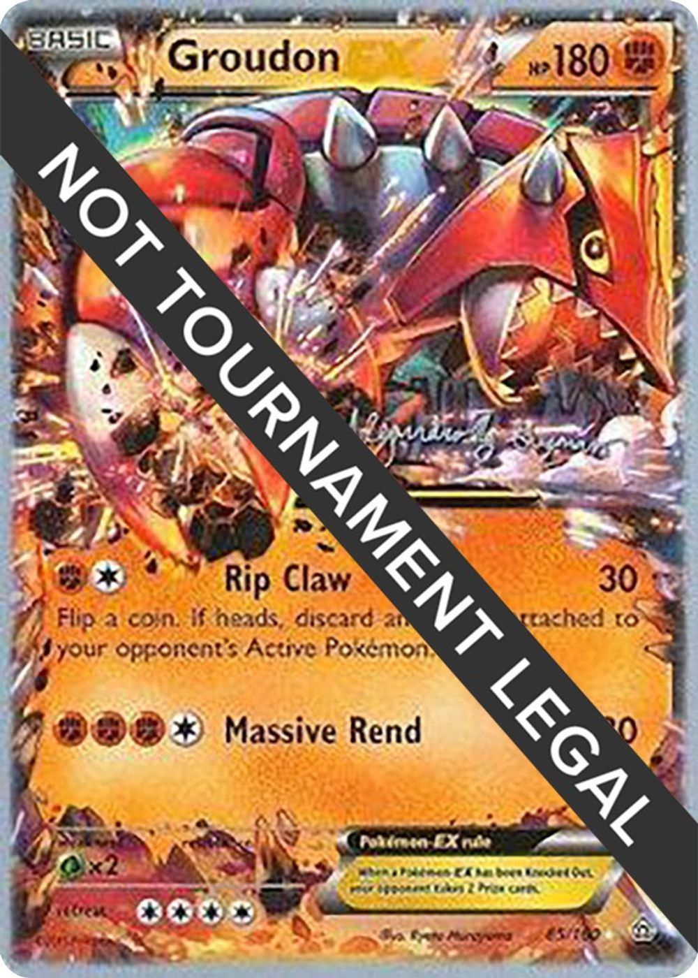 Groudon EX - 2015 (Alejandro Ng-Guzman) — World Championship Decks