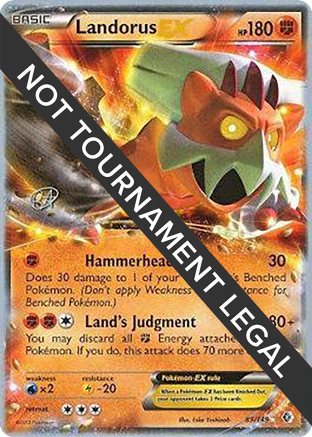 Landorus EX - 2015 (Rowan Stavenow) — World Championship Decks